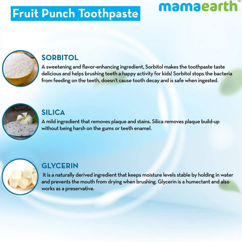 Mamaearth Fruit Punch Toothpaste For Kids 50g