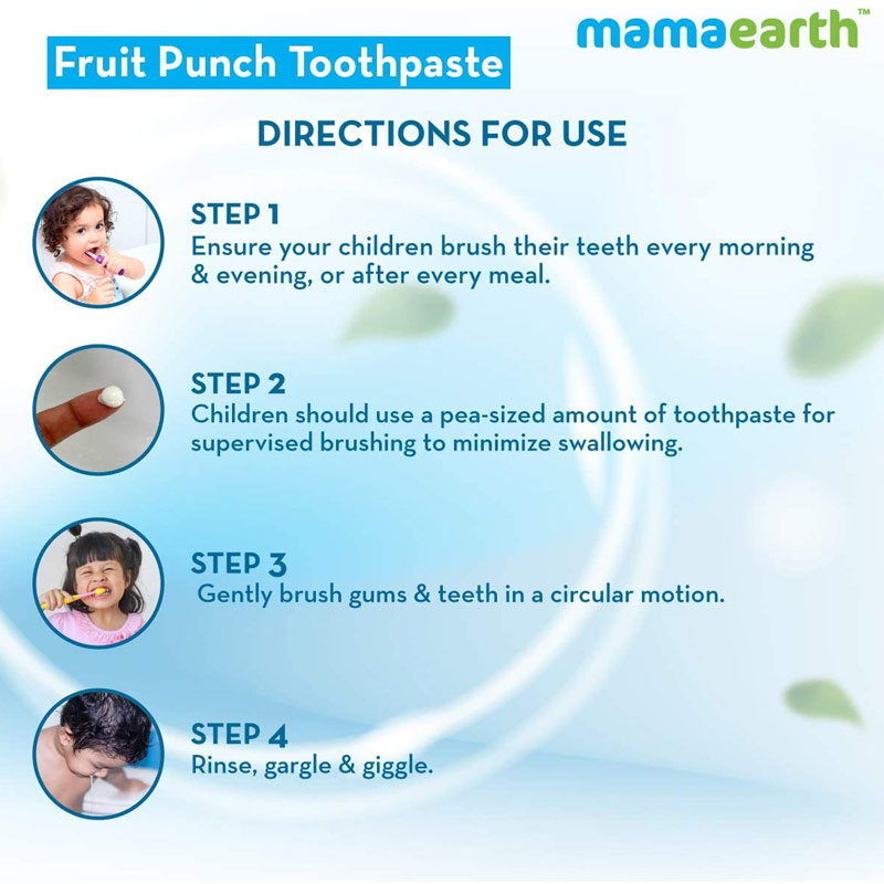 Mamaearth Fruit Punch Toothpaste For Kids 50g