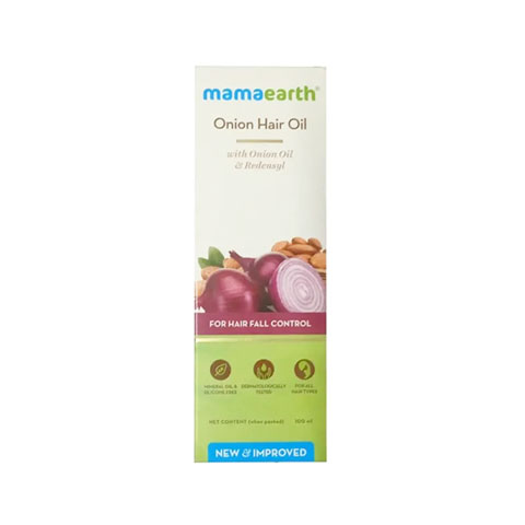 Mamaearth Onion Hair Oil for Hair Fall Control 100ml