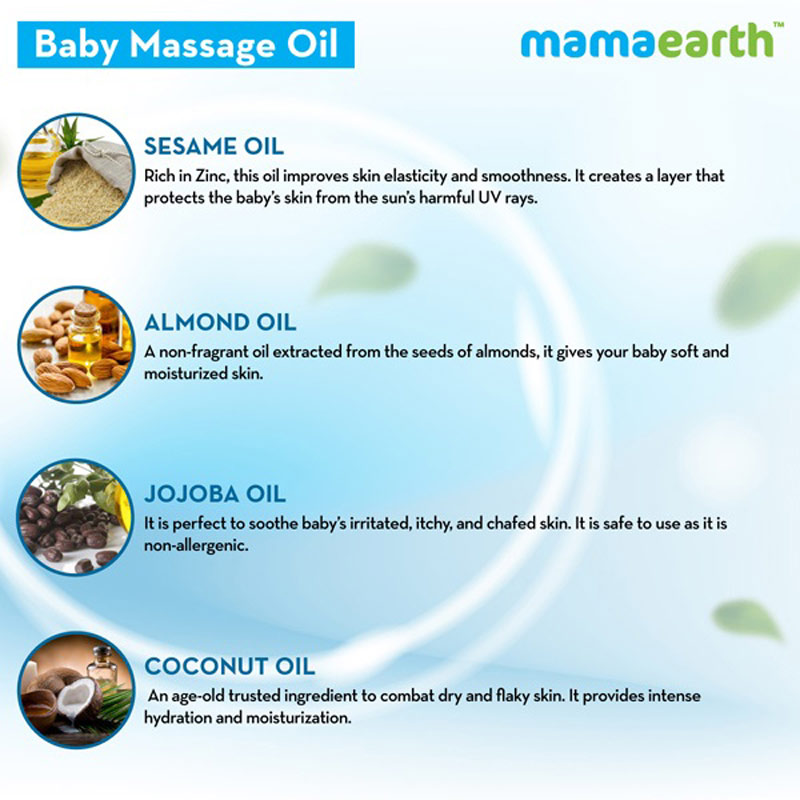 Mamaearth Soothing Massage Oil for Babies 200ml