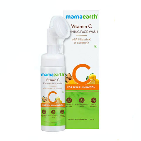 Mamaearth Vitamin C Foaming Face Wash for Skin Illumination 150ml