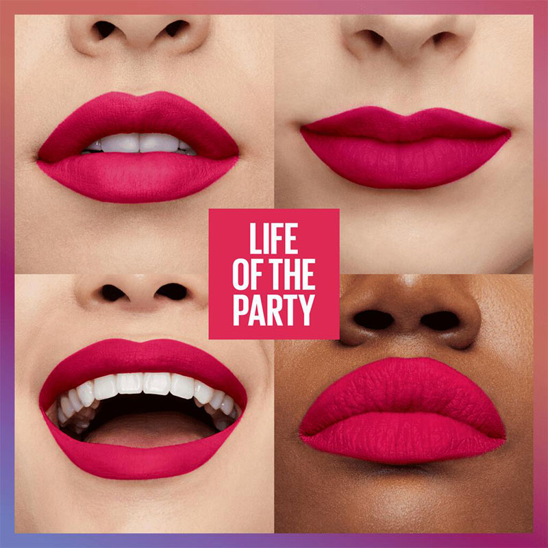 Maybelline Superstay Matte Ink Liquid Lipstick 5ml - 390 Life Of The Party