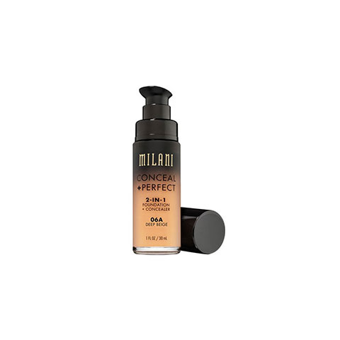 Milani Conceal + Perfect 2 In 1 Foundation + Concealer - 06A Deep Beige