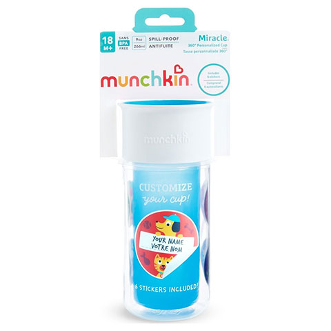Munchkin Miracle 360° Personalised Cup 48m+ 266ml - Blue