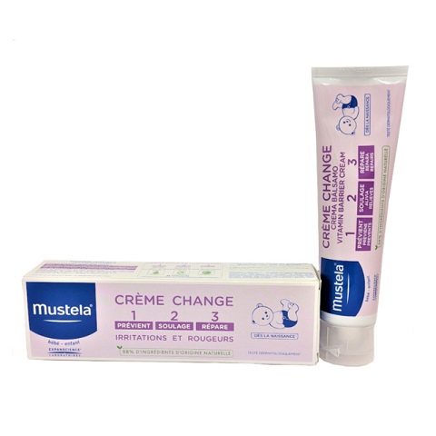 Mustela Baby Creme Change 1 2 3 Vitamin Barrier Cream 54g