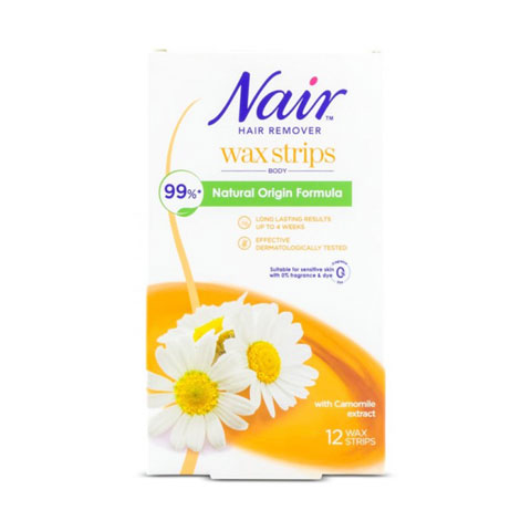 Nair Hair Remover Body Wax Strips 12's || The MallBD