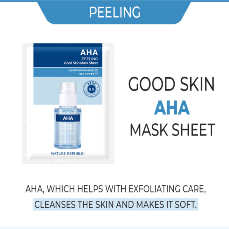 Nature Republic AHA Peeling Good Skin Sheet Mask 24g