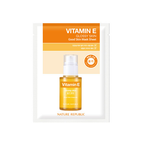 Nature Republic Vitamin E Glossy Skin Sheet Mask 24g