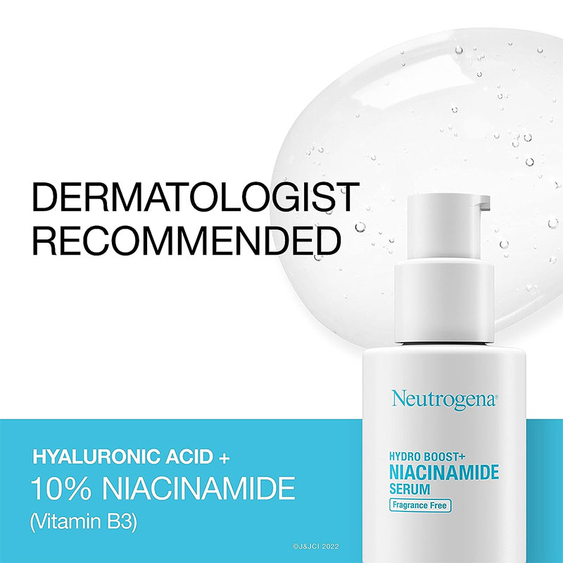 Neutrogena Hydro Boost+ Niacinamide Serum Fragrance Free 29ml