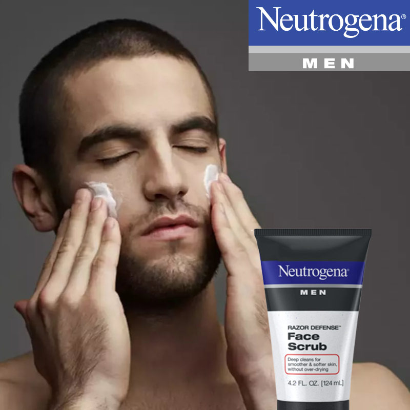 Neutrogena Men Razor Defense Face Scrub 124ml