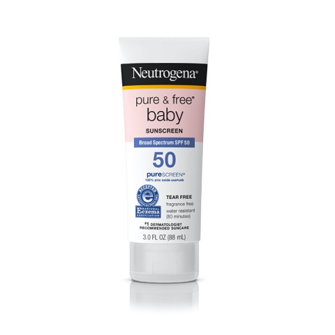 Neutrogena Pure & Free Baby Sunscreen Broad Spectrum SPF 50 88ml