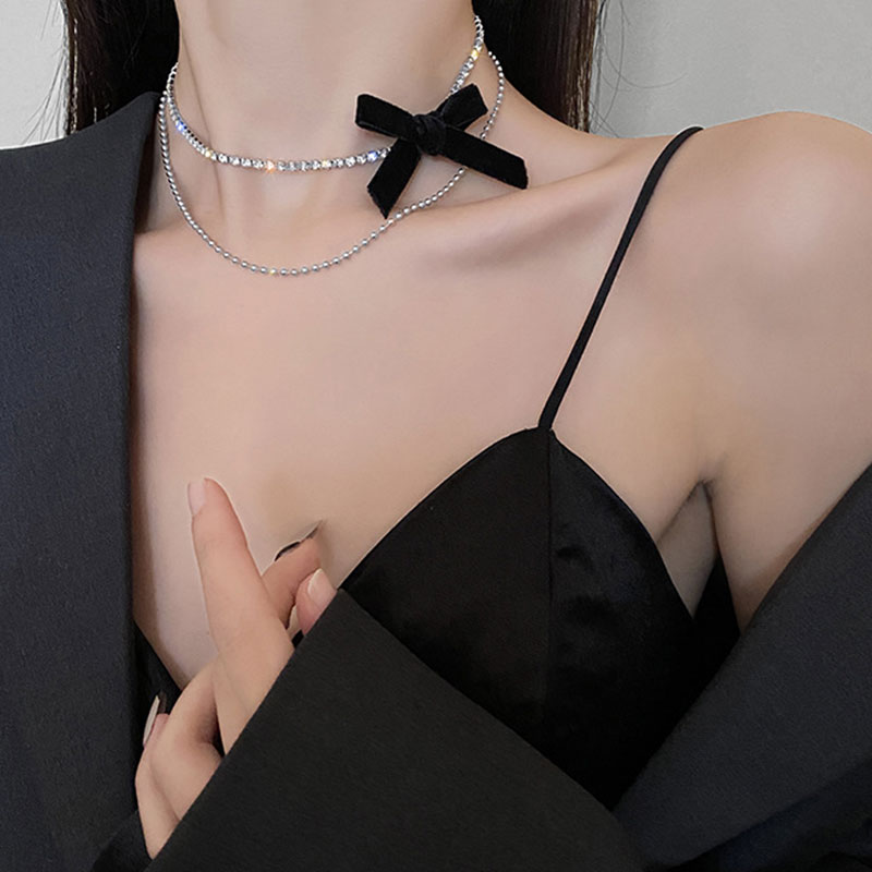 New Bow Knot Luxury Choker Neck Chain (301015)