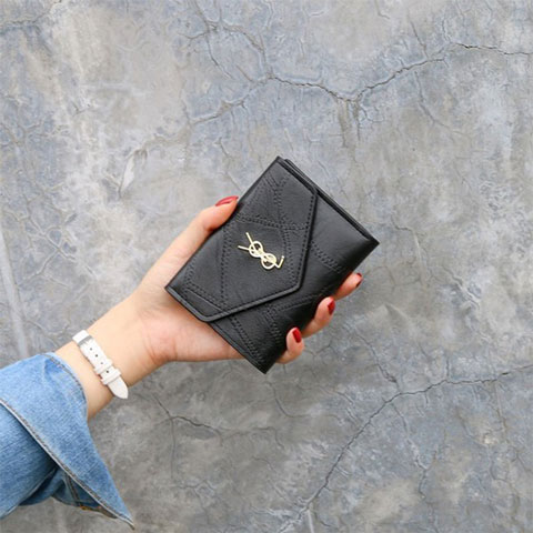 New Ladies Three Fold Short Wallet