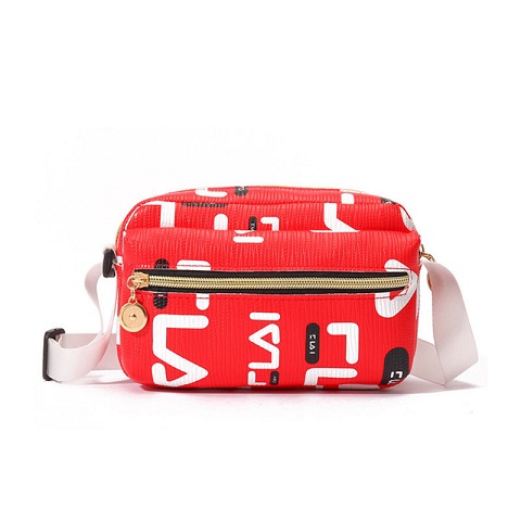 New Arrival Front Zip Patterned Ladies Square Small Bag
