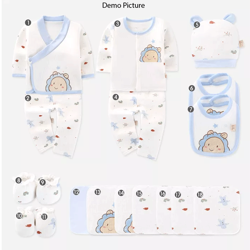 Newborn Baby Pure Cotton Thickening Clothes Set
