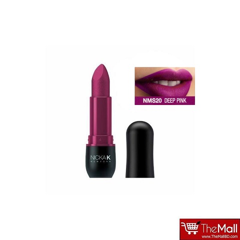 Nicka K Vivid Matte Lipstick 3.5g - NMS20 Deep Pink
