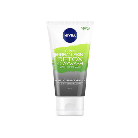 Nivea 3 in 1 Urban Skin Detox Clay Wash 150ml