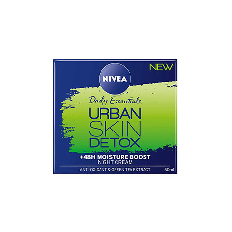 Nivea Daily Essentials Urban Skin Detox +48H Moisture Boost Night Gel Cream 50ml