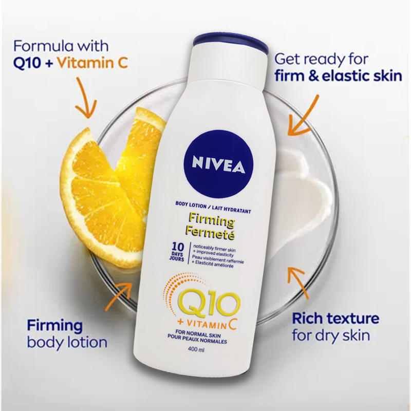 Nivea Firming Q10 + Vitamin C Body Lotion 400ml