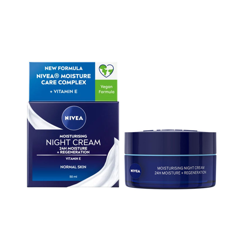 Nivea Moisturising Night Cream With Vitamin E 50ml