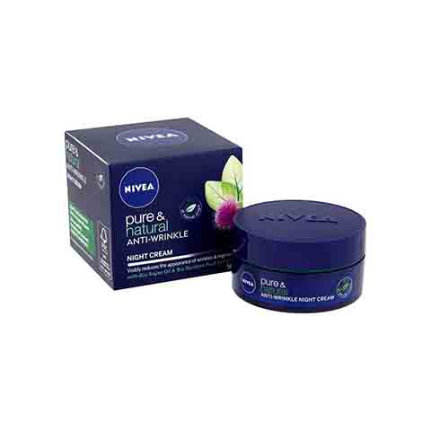 Nivea Pure & Natural Anti-Wrinkle Night Cream 50ml