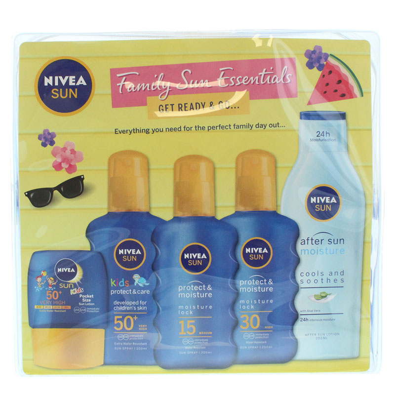 Nivea Sun Family Travel Essentials Get Ready & Go Gift Set (7700)