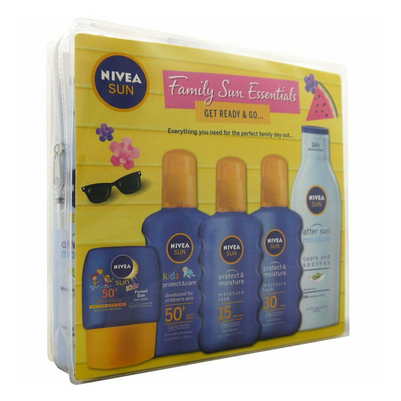 Nivea Sun Family Travel Essentials Get Ready & Go Gift Set (7700)