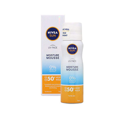 Nivea Sun UV Face Moisture Mousse 75ml - SPF 50+