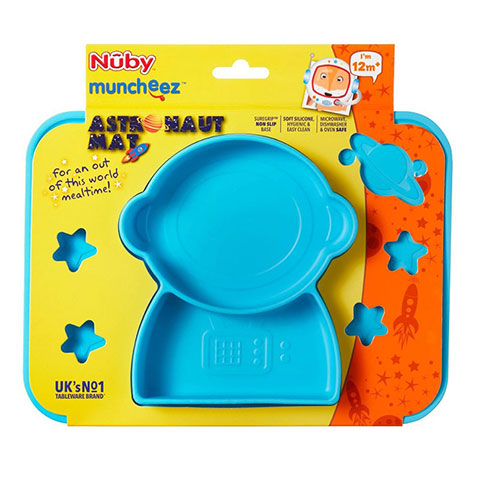 Nuby My Super Soft Sure Grip Astronaut Mat - Blue