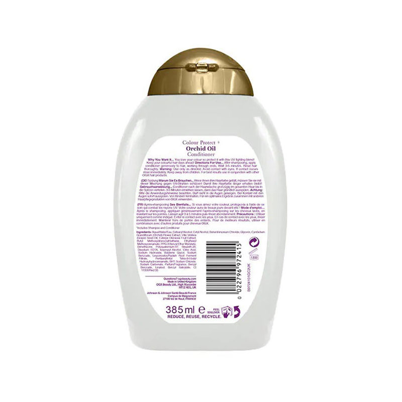 OGX Colour Protect + Orchid Oil Conditioner 385ml