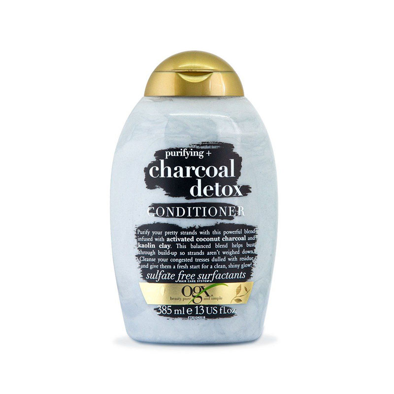 OGX Purifying + Charcoal Detox Conditioner 385ml