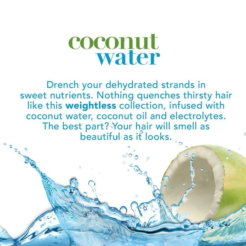 OGX Weightless Hydration + Coconut Water Conditioner 385ml