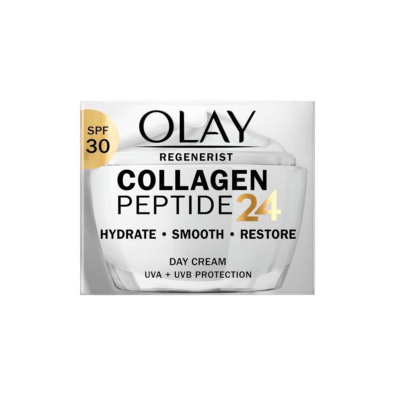 Olay Regenerist Collagen Peptide 24 Hydrate Smooth Restore Day Cream 50ml - SPF 30