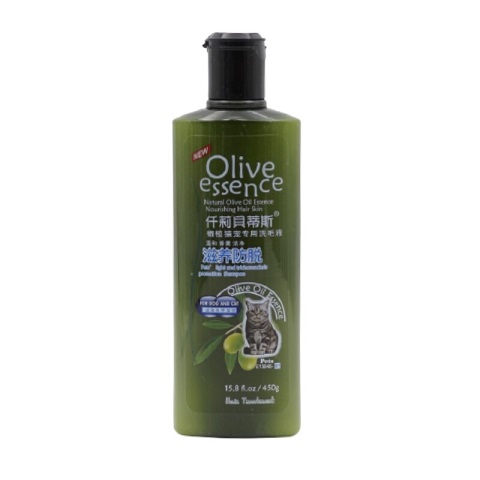 Olive Essence Pets' Light And Trichomadesis Protection Shampoo 450g (20229)