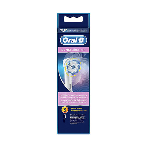 Oral-B Sensi Ultrathin Electric Toothbrush Heads - 3pcs