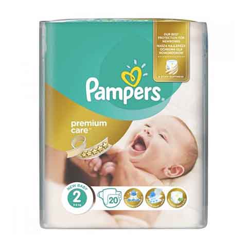 Pampers Premium Care 2 (3-6 kg) 20 Nappies