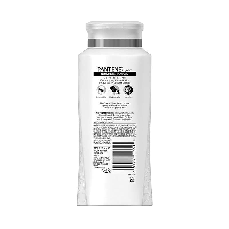 Pantene Pro-V Classic Clean Shampoo 750ml