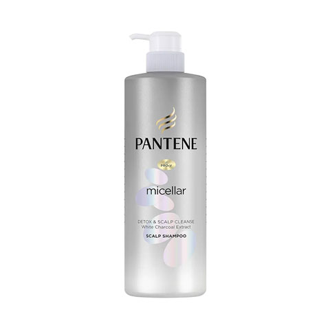 Pantene Pro-V Micellar Detox & Scalp Cleanse White Charcoal Extract Scalp Shampoo 530ml