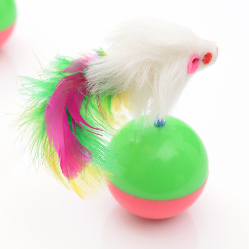 Pet Mouse Tumbler Ball Cat Toy - (301202)