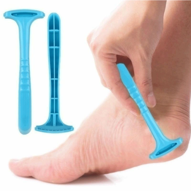Plastic Handle Dead Skin Calluses Foot Scraping Razor