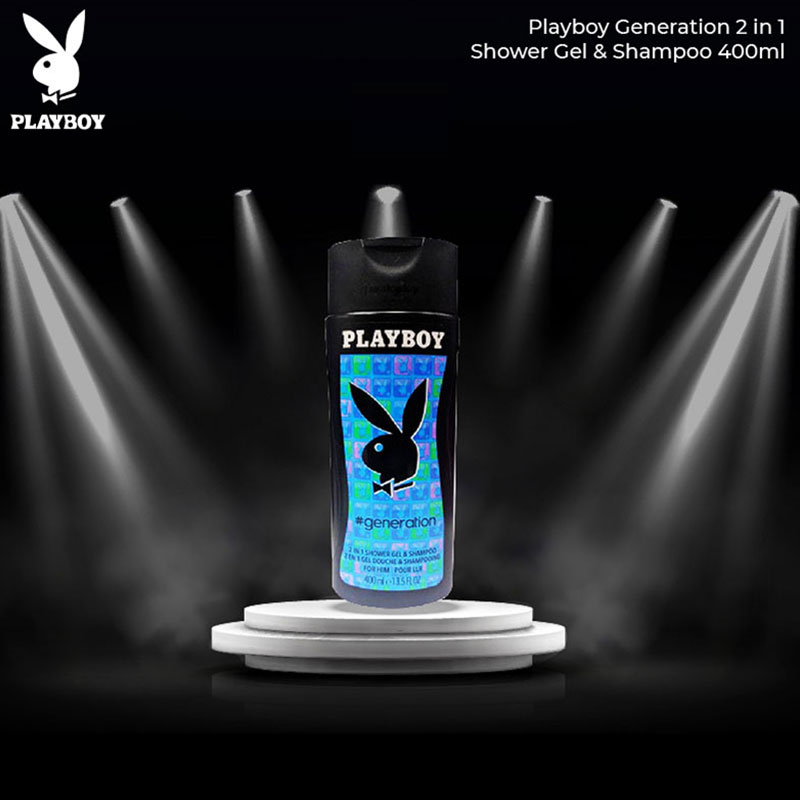 Playboy Generation 2 in 1 Shower Gel & Shampoo 400ml