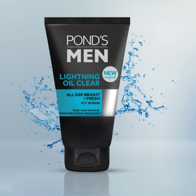 Ponds Men Facewash Lightning Oil Clear 50g