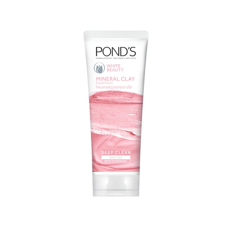 Pond's White Beauty Mineral Clay Instant Brightness Face Wash Foam 90g