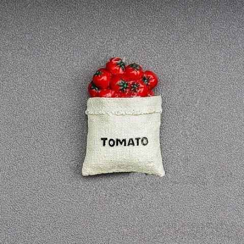 Refrigerator Magnet Resin Decorative 3D Stickers - Tomato (20181)