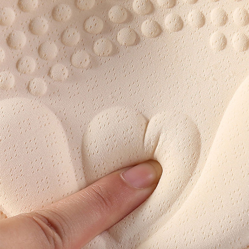 Removable Push Up Sponge Bra Pads - Heart In Pearl Shell