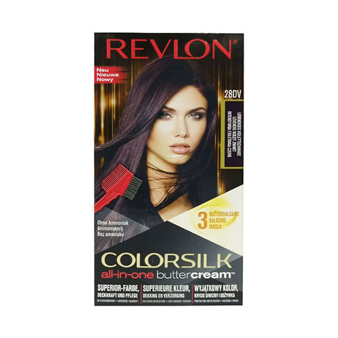 Revlon Colorsilk All-In-One Buttercream Hair Colour - 28DV Lively Violet Black