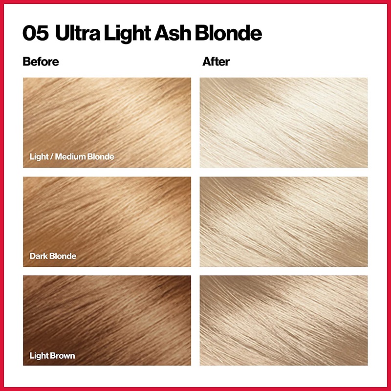 Revlon ColorSilk Beautiful 3D Hair Color - 05 Ultra Light Ash Blonde