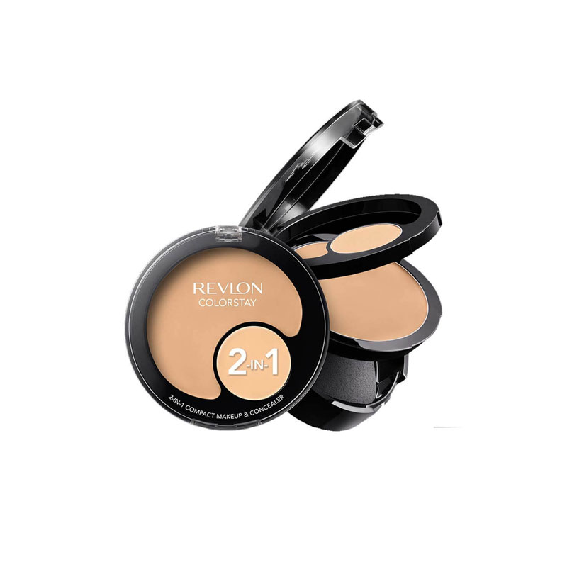 Revlon Colorstay 2-In-1 Compact Makeup & Concealer - 180 Sand Beige