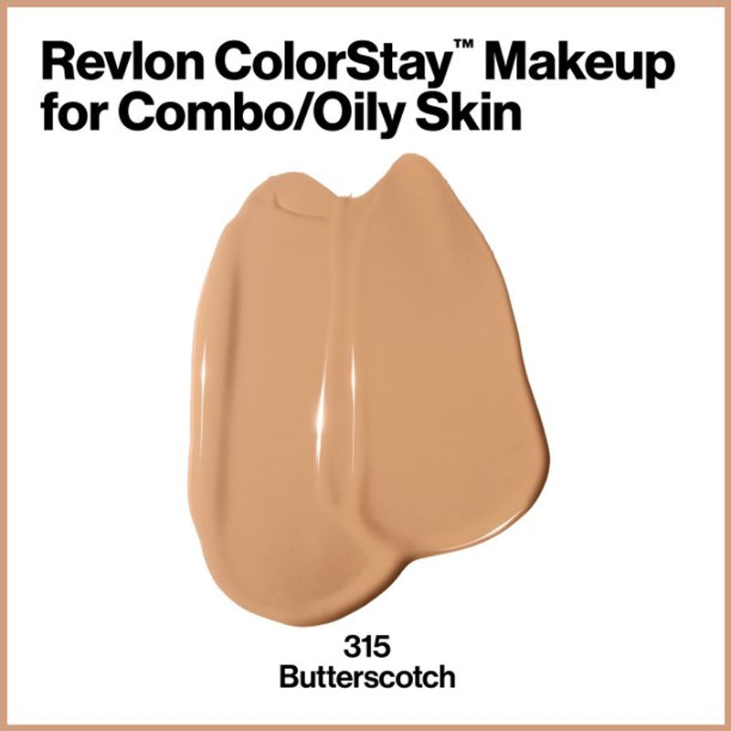 Revlon Colorstay Matte Finish Foundation Com/Oily Skin SPF15 30ml - 315 Butterscotch
