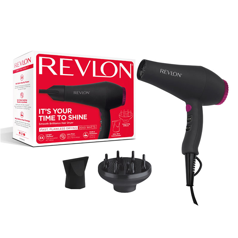 Revlon Smooth Brilliance Hair Dryer - 2000 Watts